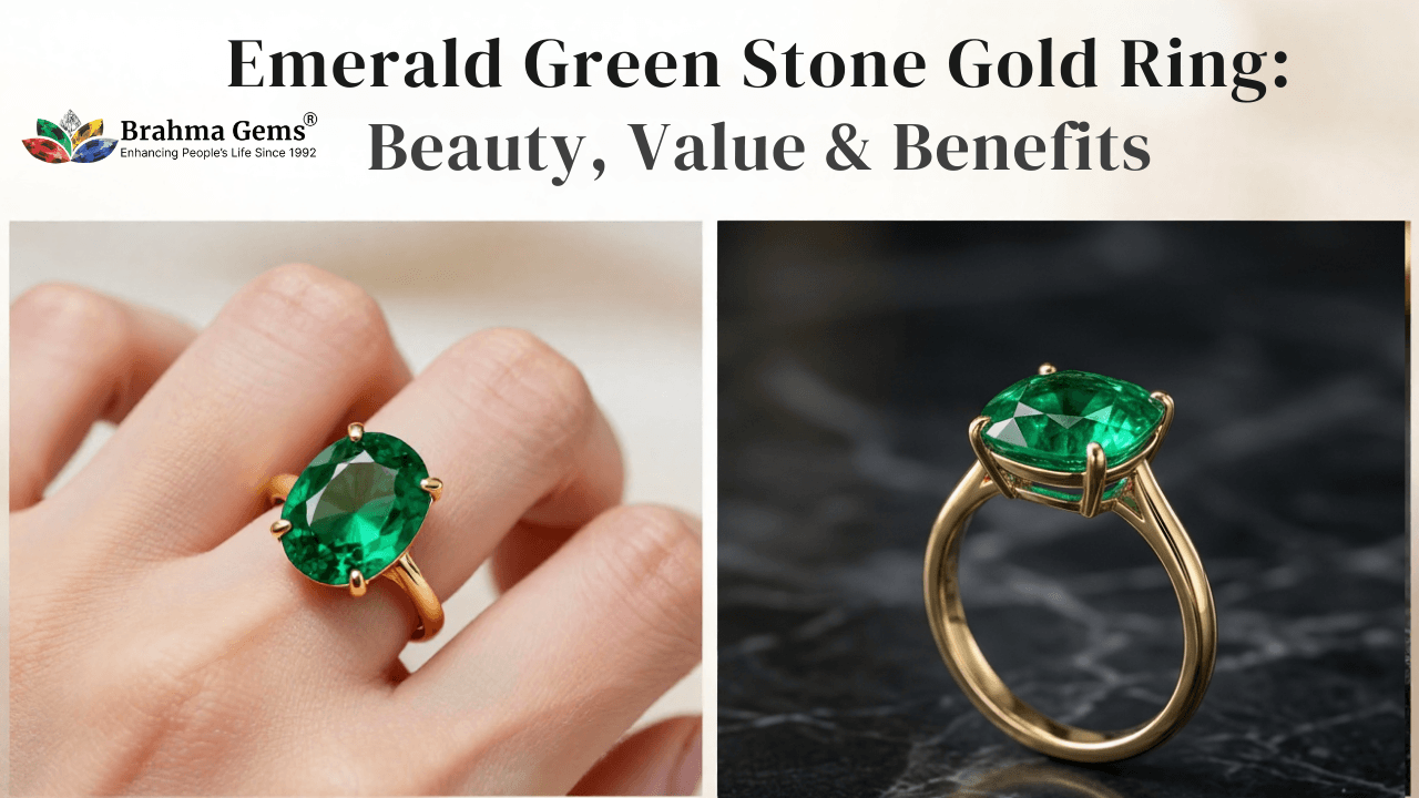 Emerald Green Stone Gold Ring: Beauty, Value & Benefits