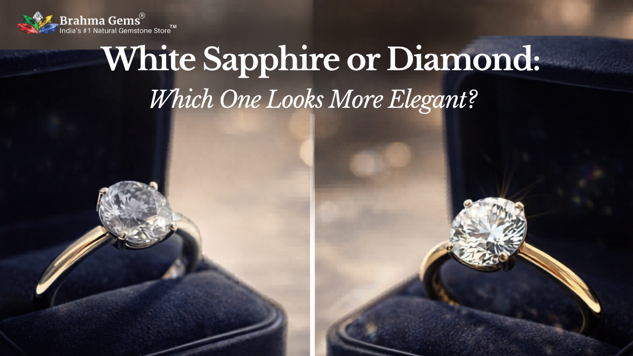 White Sapphire or Diamond: Which One Looks More Elegant?