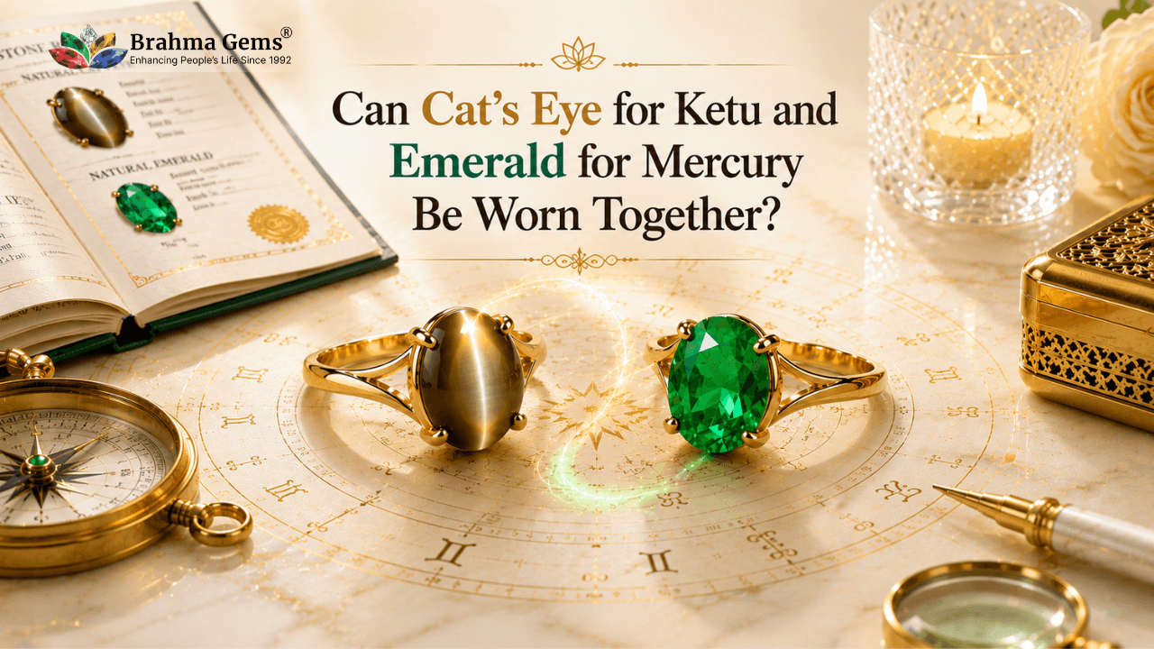 Can Cat’s Eye for Ketu and Emerald for Mercury Be Worn Together?