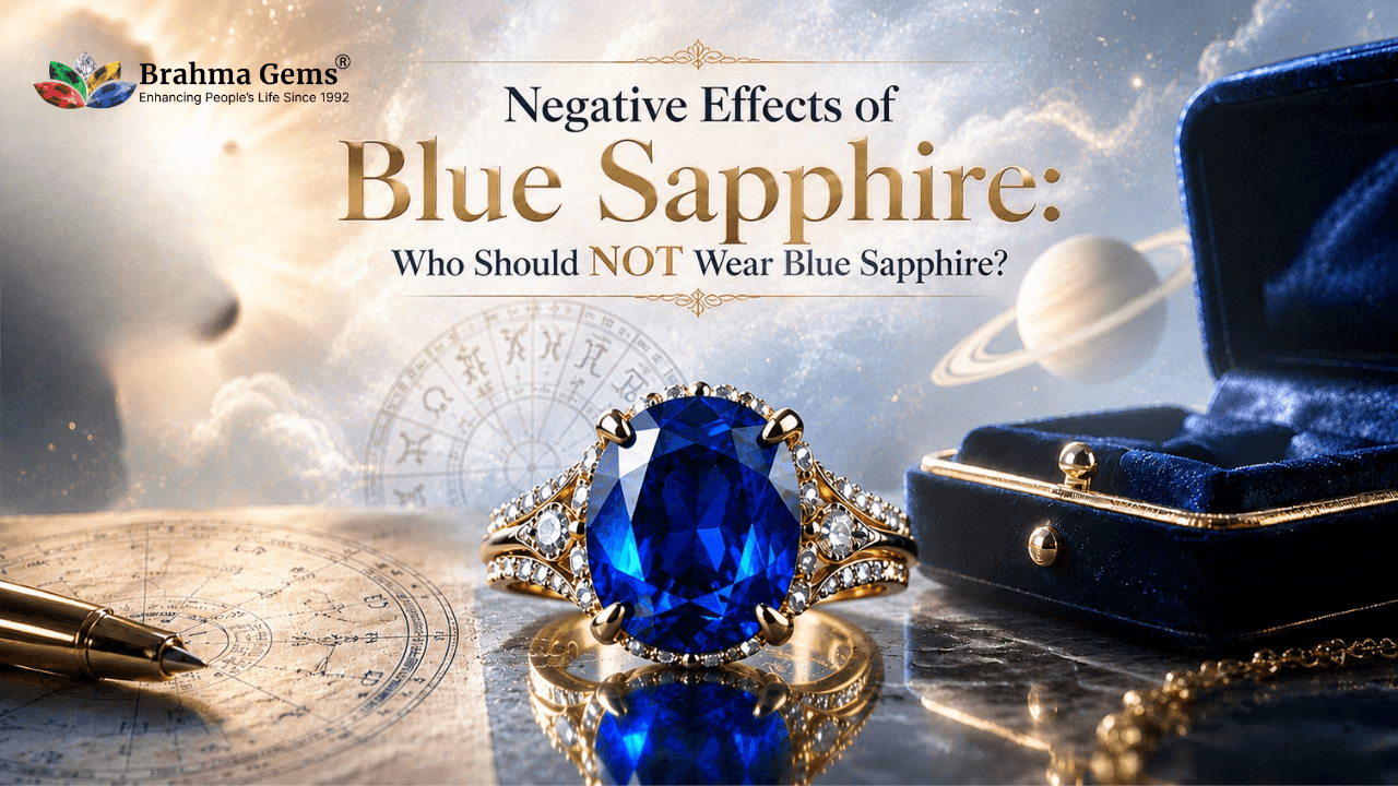 Negative Effects of Blue Sapphire: Who Should NOT Wear Blue Sapphire?