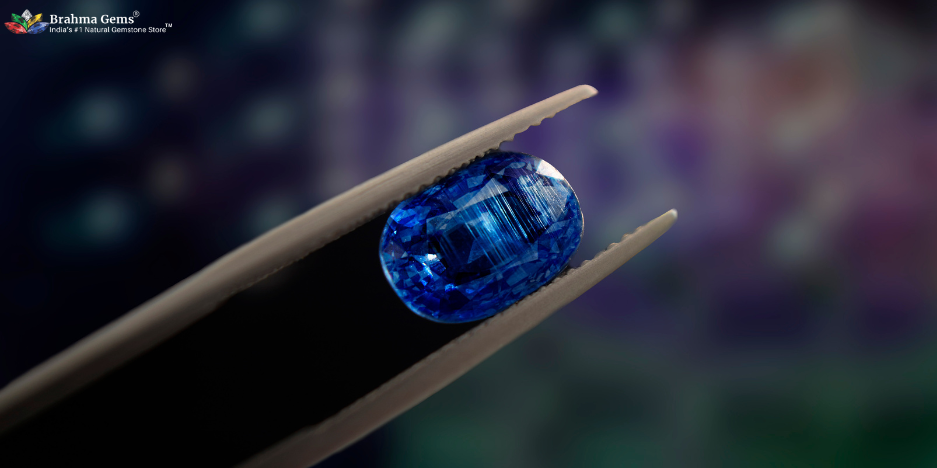 natural blue sapphire gemstone