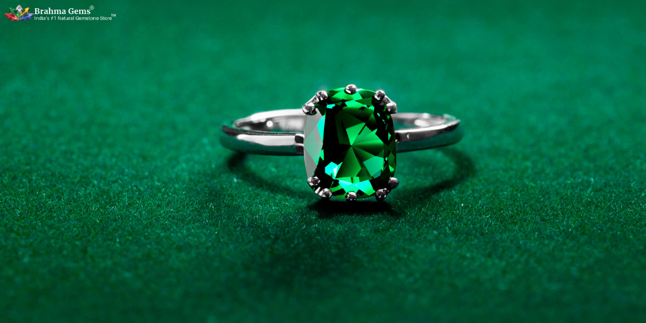 natural green emerald gemstone