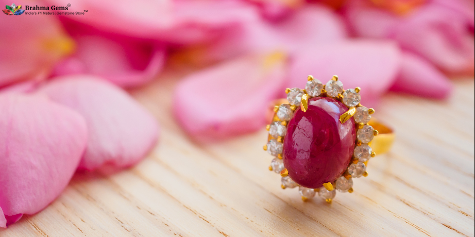 Natural Ruby Stone Ring