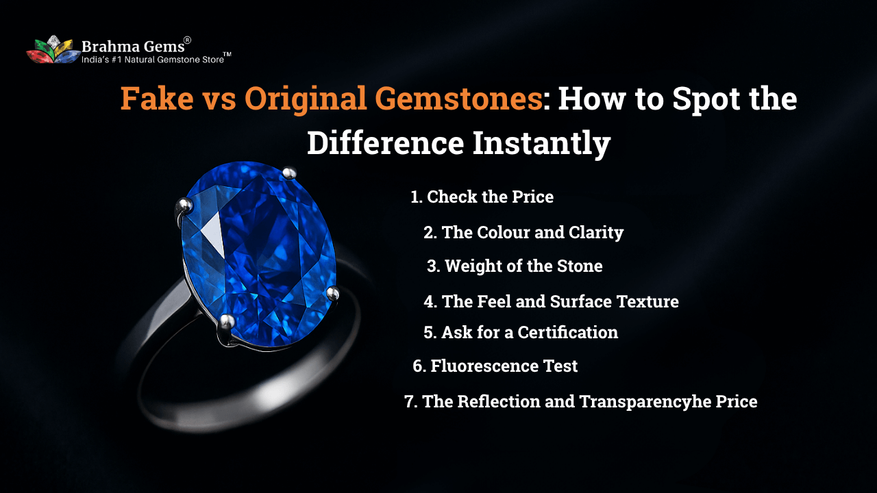 Fake vs Original Gemstones: How to Spot the Difference Instantly