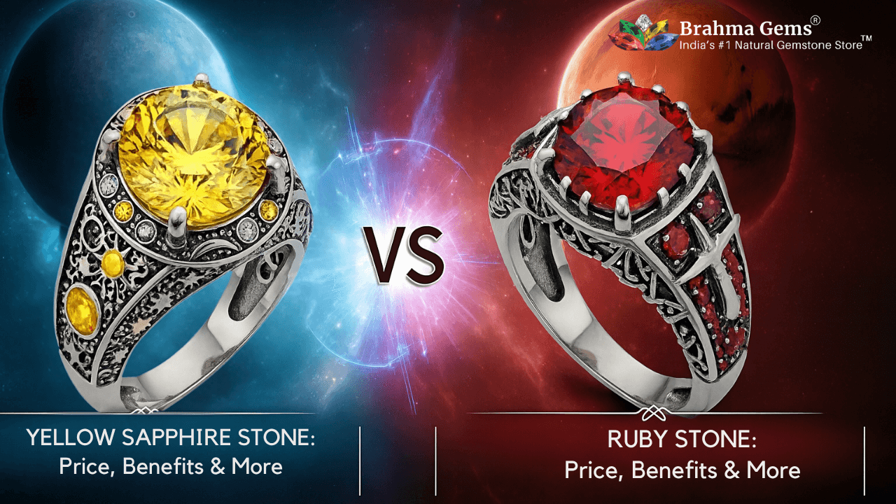 Yellow Sapphire Stone vs Ruby Stone Price, Benefits & More