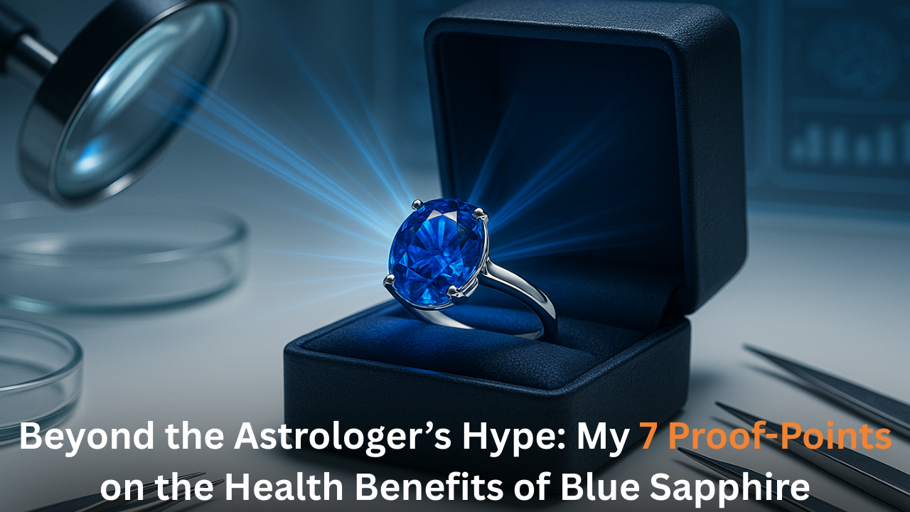 Beyond the Astrologer’s Hype: 7 Proof-Points on the Health Benefits of Blue Sapphire