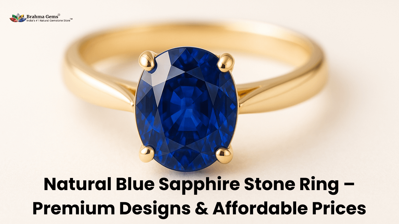 Natural Blue Sapphire Stone Ring – Premium Designs & Affordable Prices