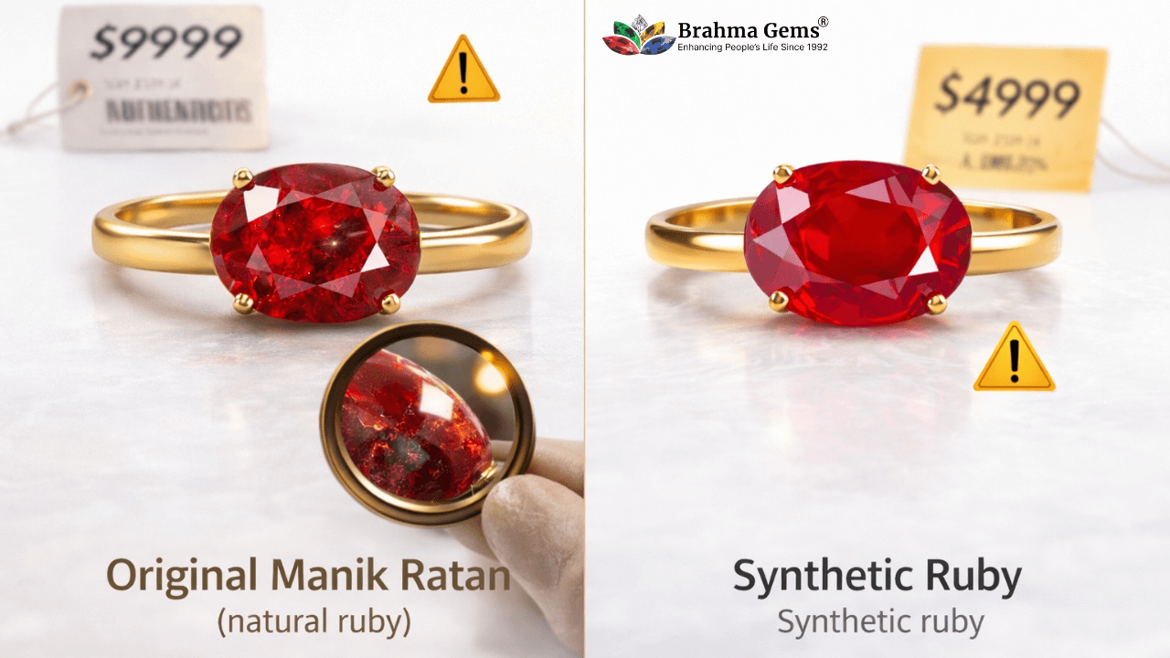Original Manik Ratan Price vs Synthetic Ruby: Avoid These Costly Mistakes